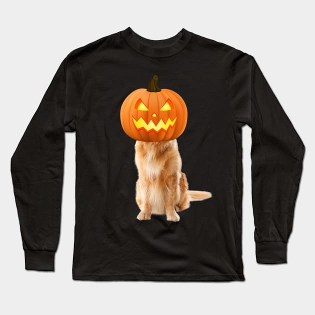 labrador retriever is a Jack-o-Lantern Long Sleeve T-Shirt by Aldrvnd